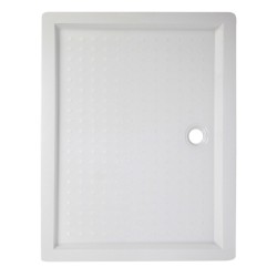 BRODZIK PRYSZNICOWY PROSTOKĄTNY WYSOKI SXL04B BIAŁY 110x90 CM