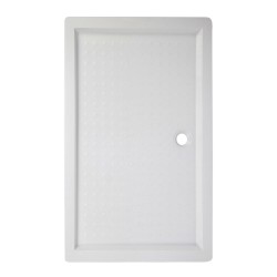 BRODZIK PRYSZNICOWY PROSTOKĄTNY WYSOKI SXL04D BIAŁY 130x90 CM