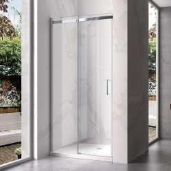 DRZWI PRYSZNICOWE KZ09B CHROM 105-110 CM 8 MM