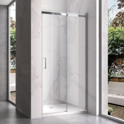DRZWI PRYSZNICOWE KZ09B CHROM 105-110 CM 8 MM