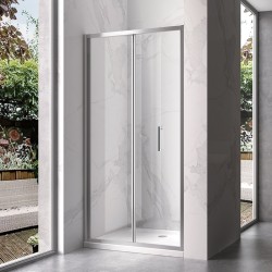 DRZWI PRYSZNICOWE KZ11E CHROM 120 CM 6 MM
