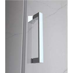 DRZWI PRYSZNICOWE KZ14B CHROM 105-110 CM 6 MM