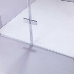 DRZWI PRYSZNICOWE SH01A CHROM 80 CM 6 MM