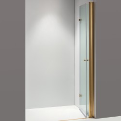 DRZWI PRYSZNICOWE SH01C ZŁOTE 100 CM