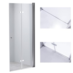DRZWI PRYSZNICOWE SH01D CHROM 110 CM 6 MM