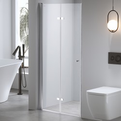 DRZWI PRYSZNICOWE SH01F CHROM 130 CM 6 MM