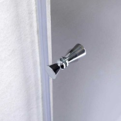DRZWI PRYSZNICOWE SH01F CHROM 130 CM 6 MM