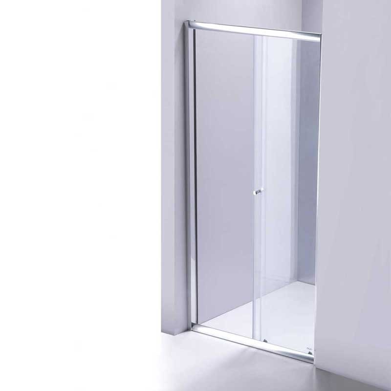 DRZWI PRYSZNICOWE SH02B CHROM 90 CM 6 MM DRZWI PRYSZNICOWE SH02B CHROM 90 CM 6 MM