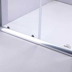 DRZWI PRYSZNICOWE SH02E CHROM 120 CM 6 MM