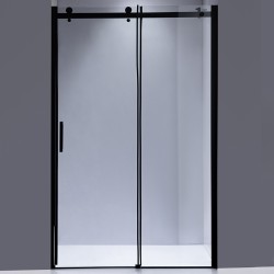 DRZWI PRYSZNICOWE SH03B CZARNE 95-100 CM 8 MM