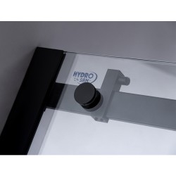 DRZWI PRYSZNICOWE SH03B CZARNE 95-100 CM 8 MM