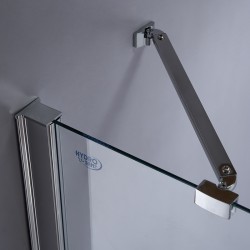 DRZWI PRYSZNICOWE SH06E CHROM 120 CM 6 MM
