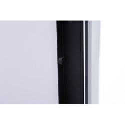 DRZWI PRYSZNICOWE SH08D CZARNE 110 CM 6 MM