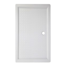 DRZWI PRYSZNICOWE Z BRODZIKIEM SH03D/SXL03E CHROM/BIAŁY 115-120/120x80 CM 8 MM