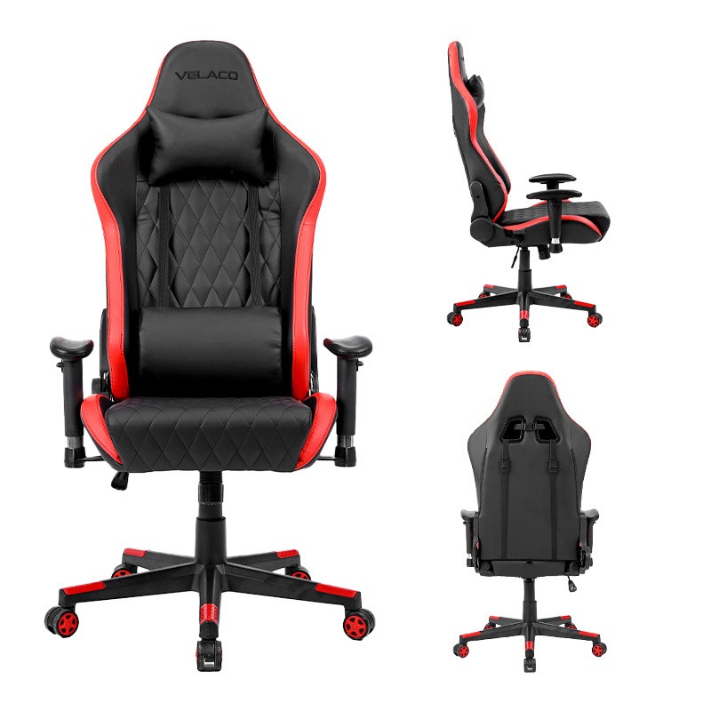 FOTEL GAMINGOWY BIUROWY OBROTOWY FURY CZARNO/CZERWONY SKÓRA PU FOTEL GAMINGOWY BIUROWY OBROTOWY FURY CZARNO/CZERWONY SKÓRA PU