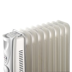 GRZEJNIK OLEJOWY ELEKTRYCZNY 9 ŻEBER TERMOSTAT MERAPI 2000 WAT