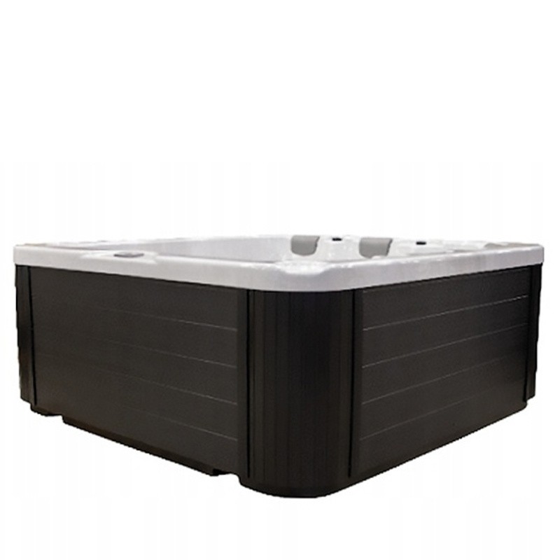 JACUZZI OGRODOWE WANNA BOKO BIAŁA OBUDOWA CZARNA 230x230 CM JACUZZI OGRODOWE WANNA BOKO BIAŁA OBUDOWA CZARNA 230x230 CM