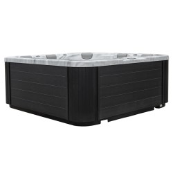 JACUZZI OGRODOWE WANNA BOKO BIAŁA OBUDOWA CZARNA 230x230 CM