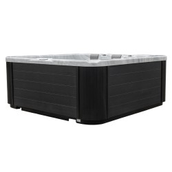 JACUZZI OGRODOWE WANNA BOKO BIAŁA OBUDOWA CZARNA 230x230 CM