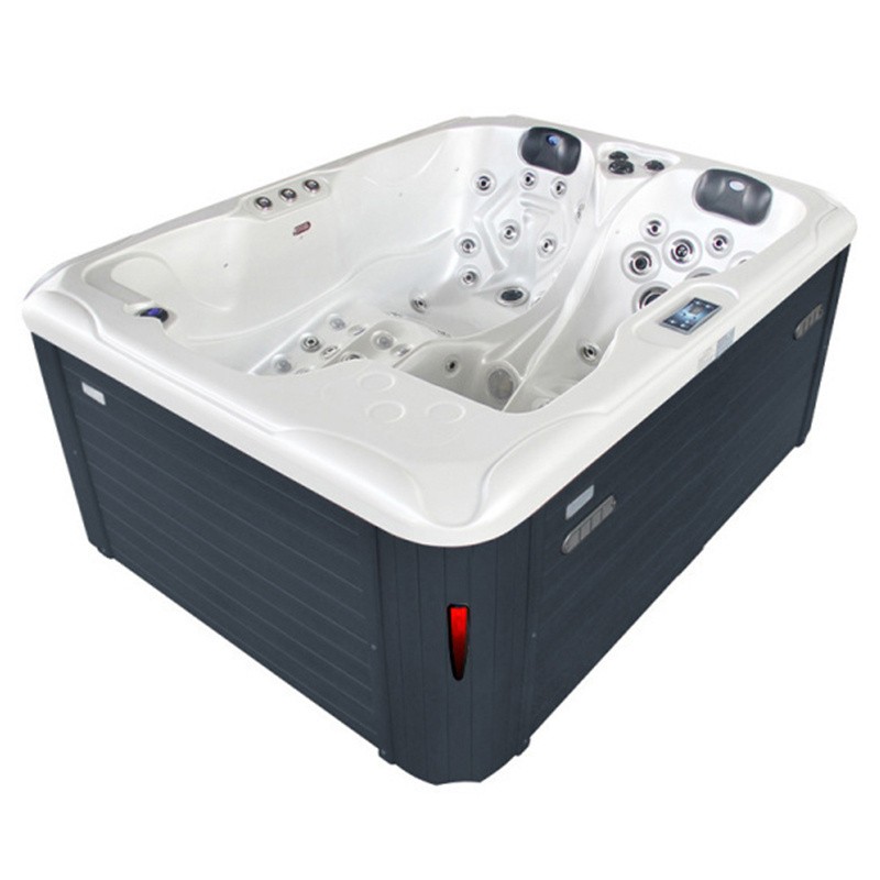 JACUZZI OGRODOWE WANNA SPA102 BIAŁA PERŁA OBUDOWA ANTRACYT 210x160 CM JACUZZI OGRODOWE WANNA SPA102 BIAŁA PERŁA OBUDOWA ANTRACYT 210x160 CM
