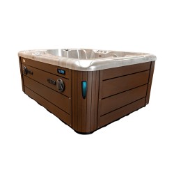 JACUZZI OGRODOWE WANNA SPA102 CAPPUCCINO OBUDOWA KAWA 210x160 CM
