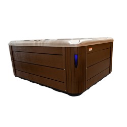 JACUZZI OGRODOWE WANNA SPA102 CAPPUCCINO OBUDOWA KAWA 210x160 CM