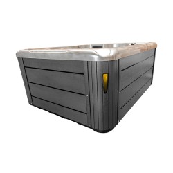JACUZZI OGRODOWE WANNA SPA102 CAPPUCCINO OBUDOWA SZARA 210x160 CM