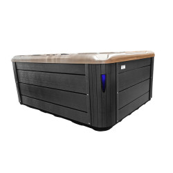 JACUZZI OGRODOWE WANNA SPA102 CAPPUCCINO OBUDOWA SZARA 210x160 CM