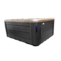 JACUZZI OGRODOWE WANNA SPA102 CAPPUCCINO OBUDOWA SZARA 210x160 CM
