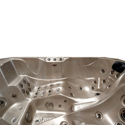 JACUZZI OGRODOWE WANNA SPA102 CAPPUCCINO OBUDOWA SZARA 210x160 CM
