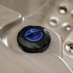 JACUZZI OGRODOWE WANNA SPA102 CAPPUCCINO OBUDOWA SZARA 210x160 CM