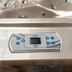 JACUZZI OGRODOWE WANNA SPA102 CAPPUCCINO OBUDOWA SZARA 210x160 CM