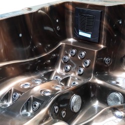 JACUZZI OGRODOWE WANNA SPA102 MAGMA GOLD OBUDOWA ANTRACYT 210x160 CM