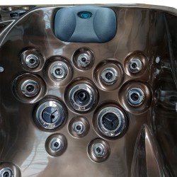 JACUZZI OGRODOWE WANNA SPA102 MAGMA GOLD OBUDOWA ANTRACYT 210x160 CM