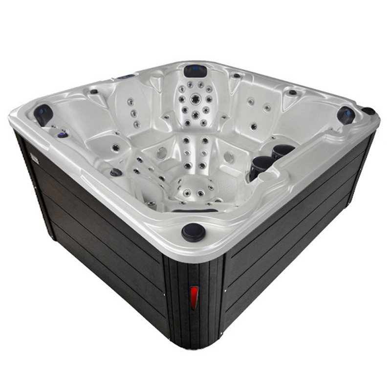 JACUZZI OGRODOWE WANNA SPA206 BIAŁA PERŁA OBUDOWA ANTRACYT 230x230 CM JACUZZI OGRODOWE WANNA SPA206 BIAŁA PERŁA OBUDOWA ANTRACYT 230x230 CM