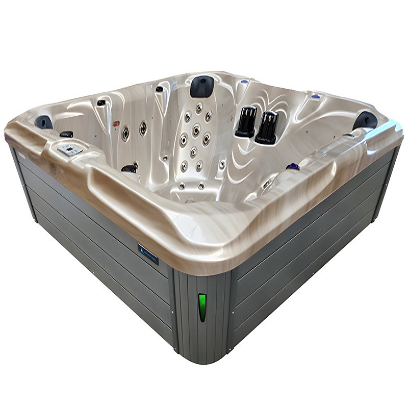 JACUZZI OGRODOWE WANNA SPA206 CAPPUCCINO OBUDOWA SZARA 230x230 CM JACUZZI OGRODOWE WANNA SPA206 CAPPUCCINO OBUDOWA SZARA 230x230 CM