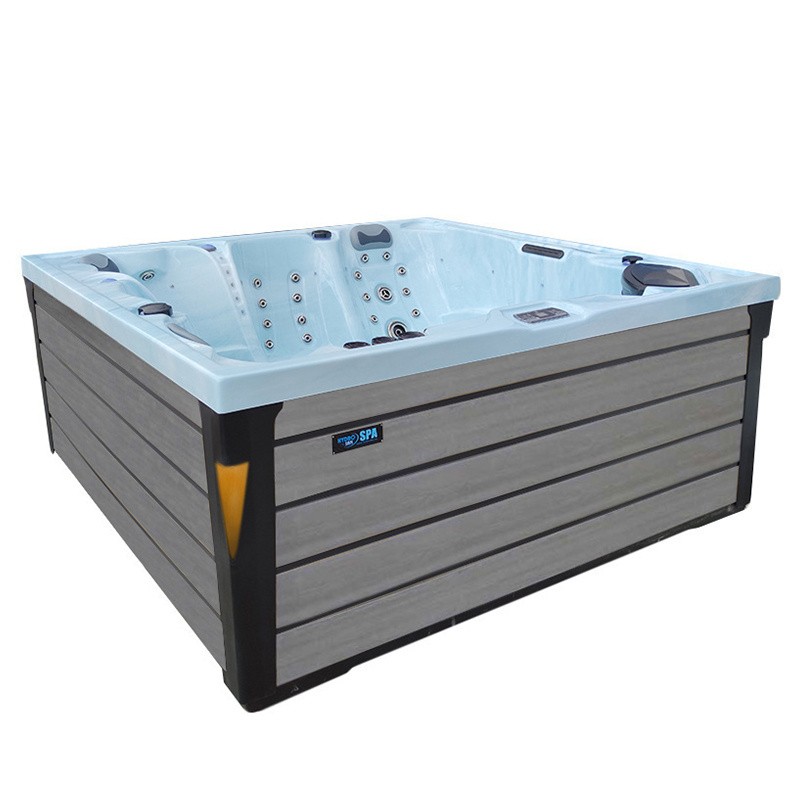 JACUZZI OGRODOWE WANNA SPA340 SPA340 JASNA FALA OCEANU OBUDOWA SZARA 220x220 CM JACUZZI OGRODOWE WANNA SPA340 SPA340 JASNA FALA OCEANU OBUDOWA SZARA 220x220 CM