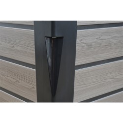 JACUZZI OGRODOWE WANNA SPA341 BIAŁA PERŁA OBUDOWA SZARA DESKA 220x156 CM
