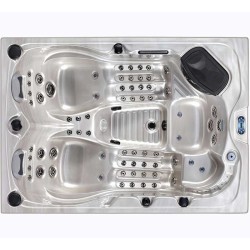 JACUZZI OGRODOWE WANNA SPA341 CAPPUCCINO OBUDOWA KAWA 220x156 CM