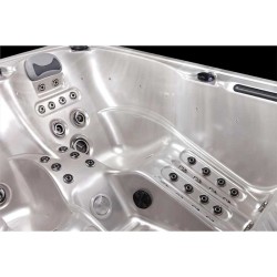 JACUZZI OGRODOWE WANNA SPA341 CAPPUCCINO OBUDOWA KAWA 220x156 CM