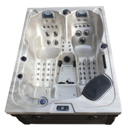 JACUZZI OGRODOWE WANNA SPA341 CAPPUCCINO OBUDOWA KAWA 220x156 CM