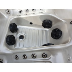 JACUZZI OGRODOWE WANNA SPA341 CAPPUCCINO OBUDOWA KAWA 220x156 CM