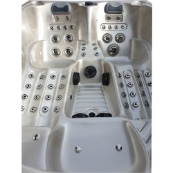 JACUZZI OGRODOWE WANNA SPA341 CAPPUCCINO OBUDOWA KAWA 220x156 CM