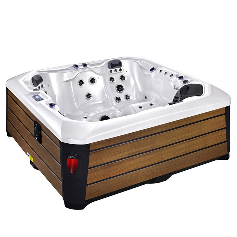 JACUZZI OGRODOWE WANNA SPA343 BIAŁA PERŁA OBUDOWA NATURAL 223x223 CM JACUZZI OGRODOWE WANNA SPA343 BIAŁA PERŁA OBUDOWA NATURAL 223x223 CM