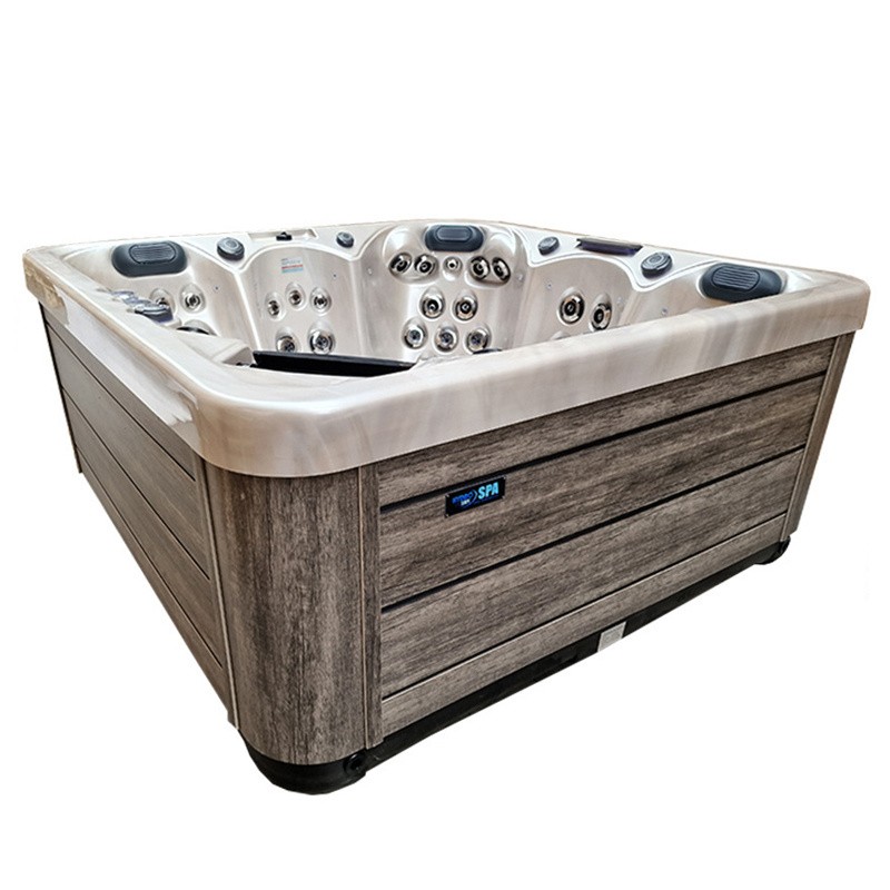 JACUZZI OGRODOWE WANNA SPA344 CAPPUCCINO OBUDOWA SZARA DESKA 210x210 CM JACUZZI OGRODOWE WANNA SPA344 CAPPUCCINO OBUDOWA SZARA DESKA 210x210 CM