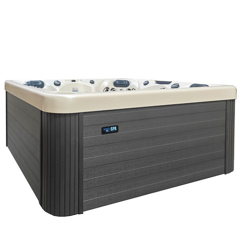 JACUZZI OGRODOWE WANNA SPA345 BIAŁA PERŁA OBUDOWA SZARA 220x220 CM JACUZZI OGRODOWE WANNA SPA345 BIAŁA PERŁA OBUDOWA SZARA 220x220 CM