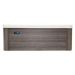 JACUZZI OGRODOWE WANNA SPA346 BIAŁA PERŁA OBUDOWA SZARA 230x230 CM