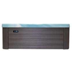 JACUZZI OGRODOWE WANNA SPA346 JASNA FALA OBUDOWA SZARA 230x230 CM