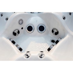 JACUZZI OGRODOWE WANNA SPA347 BIAŁY MARMUR 230x230 CM
