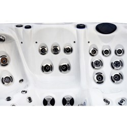 JACUZZI OGRODOWE WANNA SPA347 BIAŁY MARMUR 230x230 CM